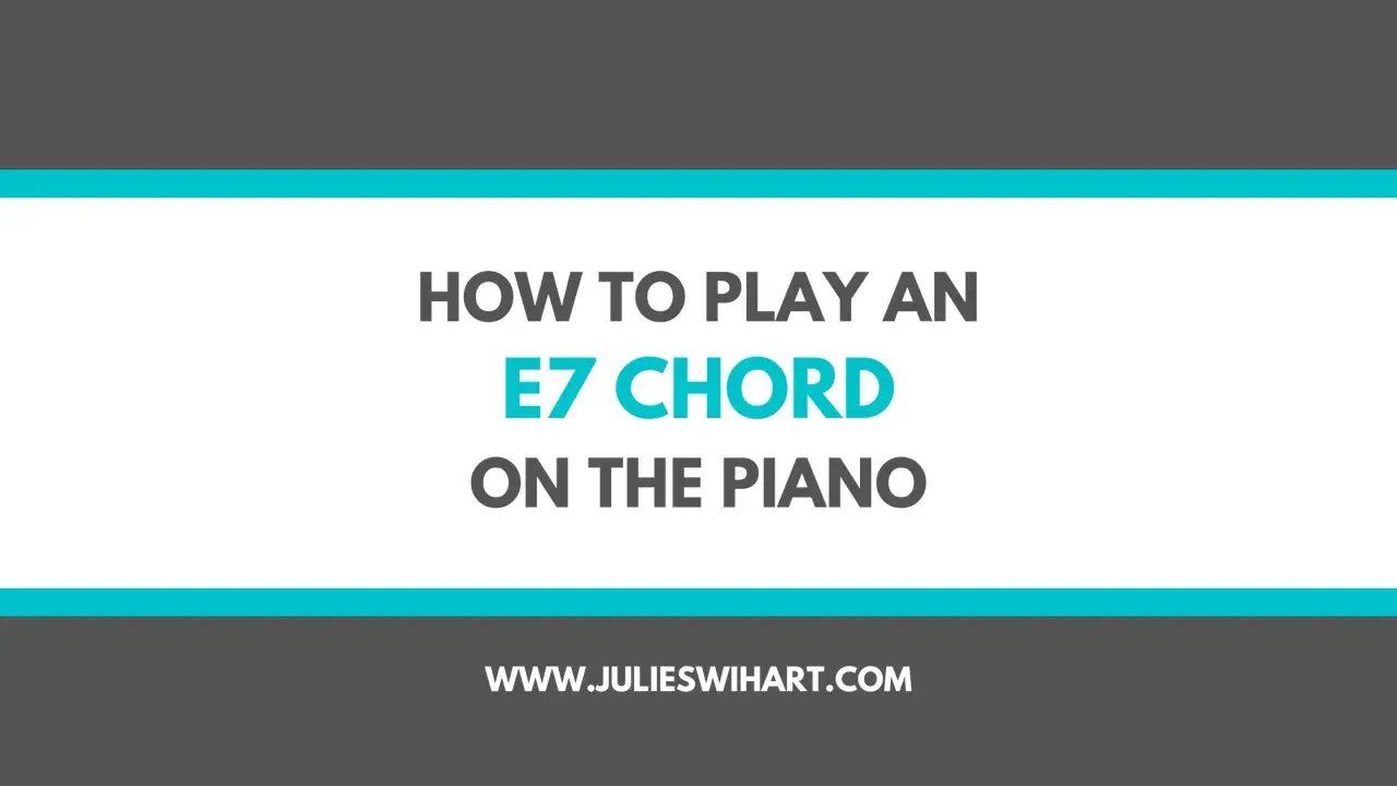 Apprenez à jouer l'accord E7 au piano. Tutoriel pour maîtriser cet accord essentiel.