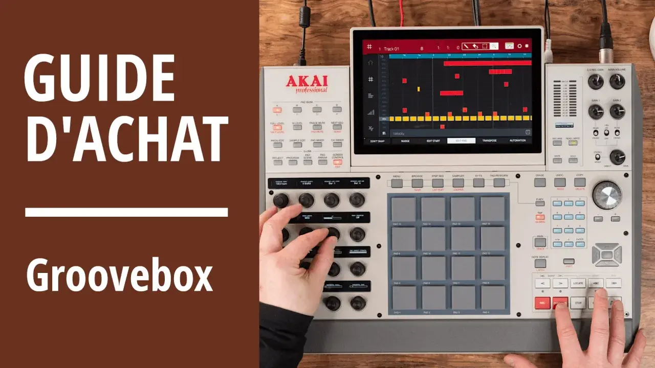 Guide d'achat pour une appli boîte à rythme, ici une groovebox AKAI.