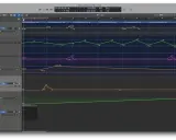 Vue d'un logiciel de production musicale. Une piste de delay est configurée avec une side chain, visible dans les réglages.