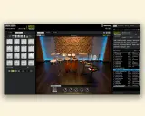 Interface de l'editeur midi Steinberg Groove Agent 6, affichant une batterie et des percussions, avec des options de kit et de style.