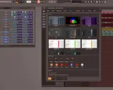 Interface de FL Studio montrant les options de thèmes, avec des aperçus de "Dark orange 2" et "Light tangerine" parmi d'autres.