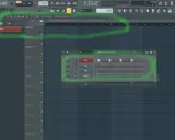 Le channel rack de FL Studio affiche les pistes de batterie : Kick, Clap, Hat, Snare.