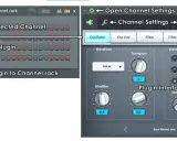 Interface FL Studio Mobile : sélectionner MiniSynth, ouvrir le plugin, puis ajuster les paramètres de l'oscillateur.