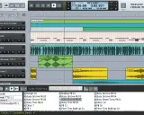 Interface du logiciel Cakewalk, affichant des pistes audio et MIDI pour la création musicale.