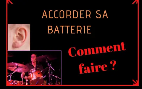 Apprendre comment accorder une batterie avec une oreille attentive et un batteur concentré.