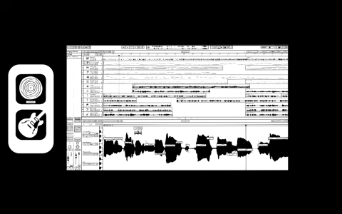 Interface d'un logiciel de production musicale, montrant des pistes audio et des formes d'onde. Un univers de musique créativité.