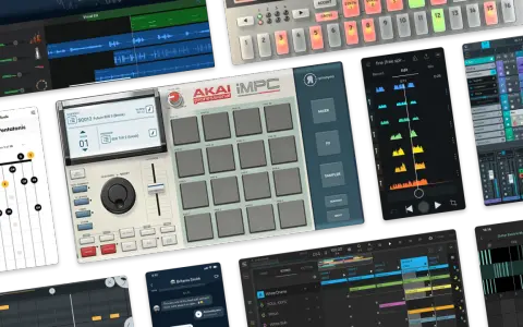 Diverses applications pour faire de la musique : DAW, beatmaker, accordeur, et plus encore.