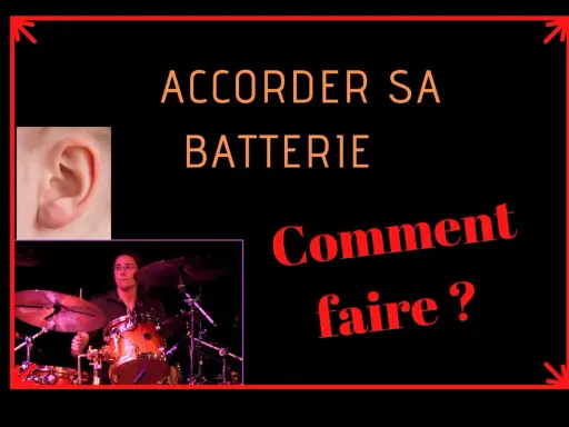 Apprendre comment accorder une batterie avec une oreille attentive et un batteur concentré.