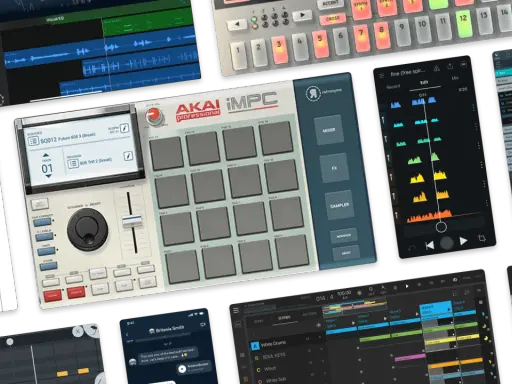 Diverses applications pour faire de la musique : DAW, beatmaker, accordeur, et plus encore.