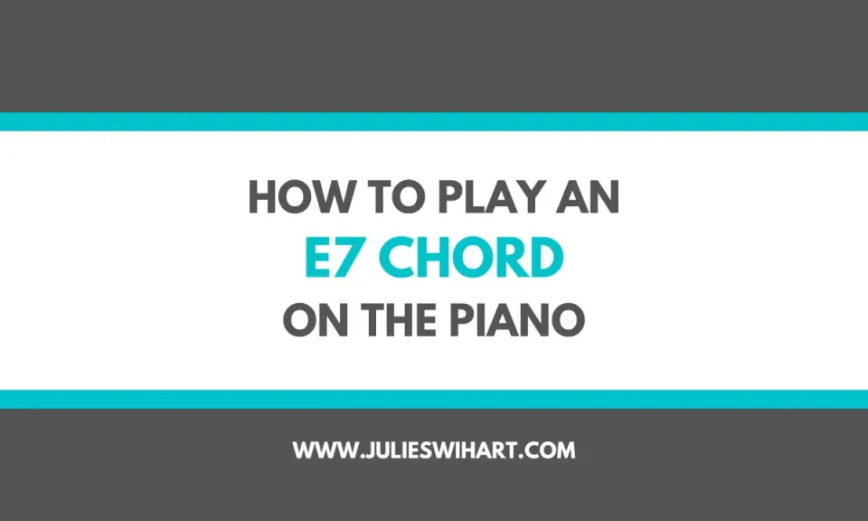 Apprenez à jouer l'accord E7 au piano. Tutoriel pour maîtriser cet accord essentiel.