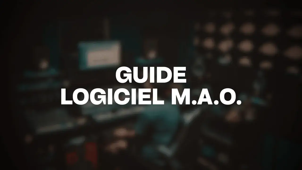 Guide pour un logiciel M.A.O. sur Windows, dans un studio d'enregistrement.