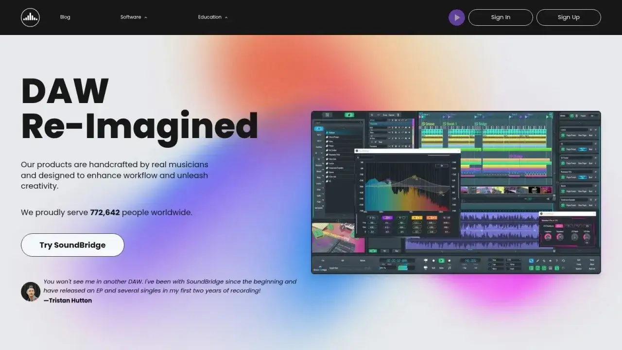 Découvrez SoundBridge, un logiciel beatmaking gratuit pour libérer votre créativité musicale. Interface intuitive et puissante.