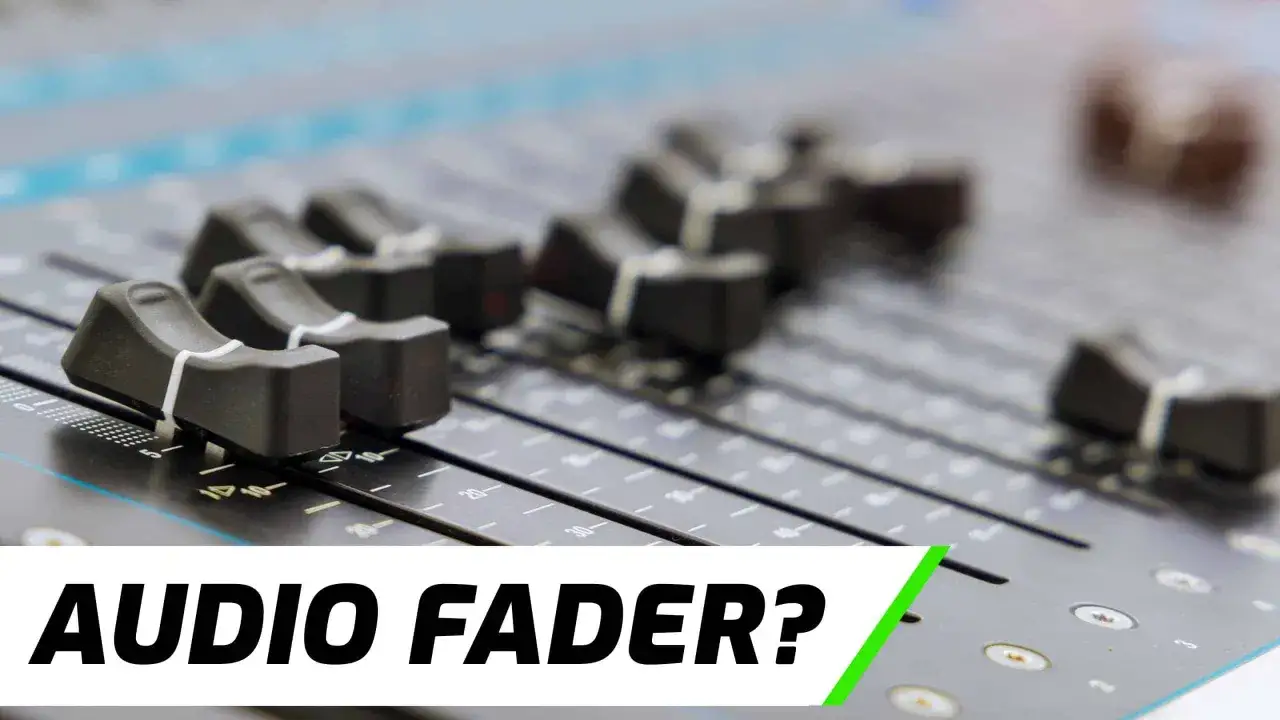 Des curseurs de console audio, parfaits pour apprendre comment mixer.